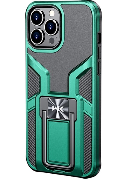 WTP-013 Pc + Tpu Telefon Kılıfı Için Apple iPhone 13 Pro Malachite Green (Yurt Dışından)