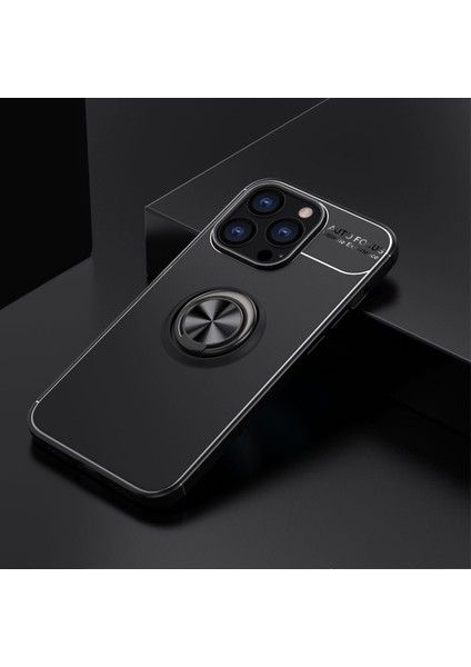 Halka Tutucu Tpu Kılıf Apple İphone 13 Pro Black+Black (Yurt Dışından) fiyatları
