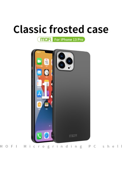 Mofı Buzlu Pc Ultra-Ince Hard Case Apple İphone 13 Pro Için Black (Yurt Dışından) fırsatları