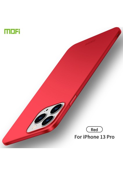 Mofı Buzlu Pc Ultra-Ince Hard Case Apple İphone 13 Pro Için Red (Yurt Dışından)