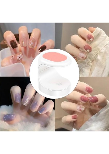 Tırnak Kurutucu Oto-Sensör Manikür Makinesi Jel Lehçe Seyahat Yanlış Çiviler Pembe (Yurt Dışından) indirimleri