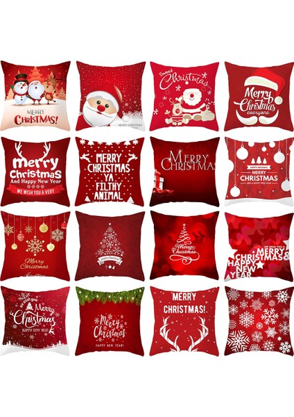 Noel Baba Noel Yastık Kılıfı (Yurt Dışından)