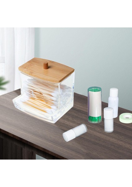 2 Adet Akrilik Pamuklu Swablar Tutucu Dağıtıcı Organizatör Banyo Tezgah Için (Yurt Dışından) indirimleri