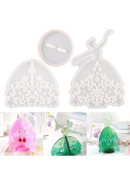 Takı Braketi Raf Silikon Kalıp Kolye Kalıp Ev Dekorasyon Hediyeler (Yurt Dışından) modelleri