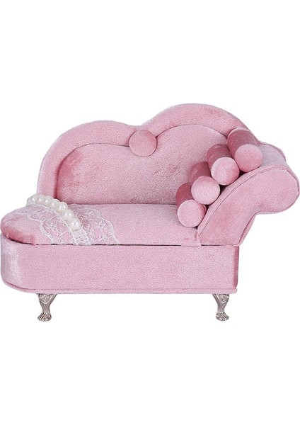Prettyia Yenilik Pembe Kanepe Takı Saklama Kutusu Durumda Kolye Küpe Kılıfı (Yurt Dışından)
