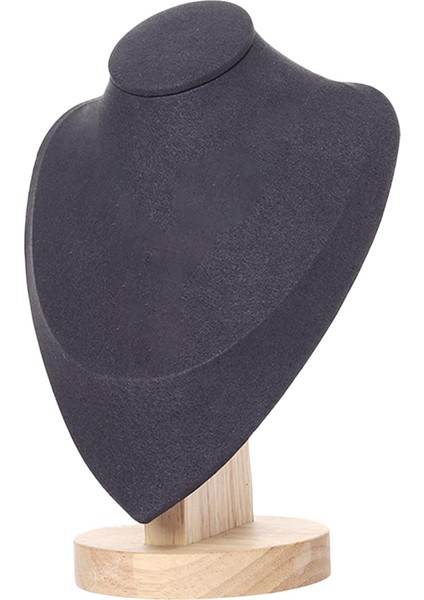 Klasik Takı Ekran Standı Ahşap Kolye Büstü Kolye Tutucu Siyah M (Yurt Dışından)