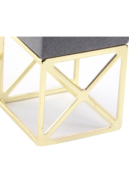 Kadife ve Metal Takı Ekranı Standı Raf Tepsi Organizatör Mağazası Küpeler Için Organizasyon Gray (Yurt Dışından) fırsatları