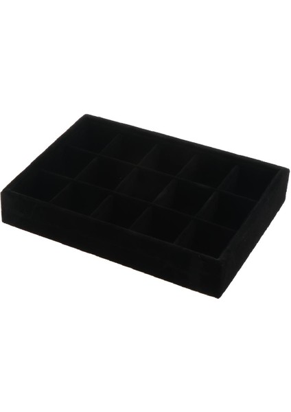Siyah Kadife Çekmece Takı Organizatör Tepsi Ekran Vitrin Çok Işlevli 2 (Yurt Dışından) indirimleri