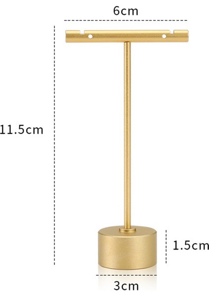 Altın Takı Vitrin Multi-Fonksiyonel Ev Dekor Bilezik Hediyeler Için 3X1.5X11.5 cm Yuvarlak Taban (Yurt Dışından) indirimleri