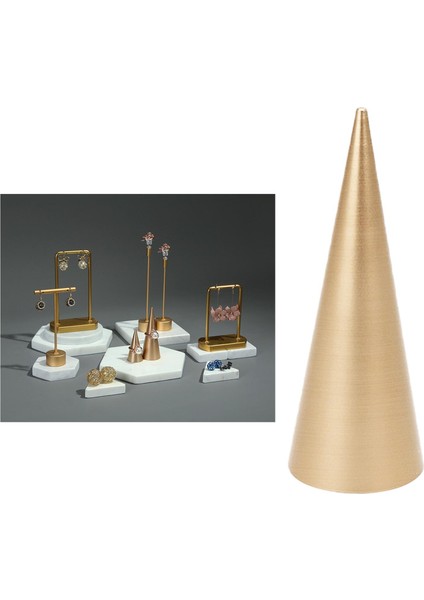 Altın Takı Vitrin Multi-Fonksiyonel Ev Dekor Bilezik Hediyeler Için 3x8 cm Koni (Yurt Dışından) fırsatları