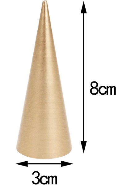 Altın Takı Vitrin Multi-Fonksiyonel Ev Dekor Bilezik Hediyeler Için 3x8 cm Koni (Yurt Dışından) indirimleri