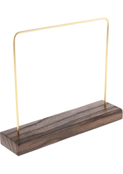Ahşap Baz T-Bar Ekran Standı Raf Vitrin Küpe Kolye 20X5X17 cm (Yurt Dışından)