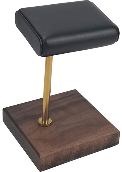 Ceviz Taban ve Pu Watch Tutucu Vitrin Fuarı Altın Kutup Stili Için Standı 7 (Yurt Dışından) fırsatları