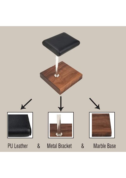 Ceviz Taban ve Pu Watch Tutucu Vitrin Fuarı Altın Kutup Stili Için Standı 7 (Yurt Dışından) indirimleri