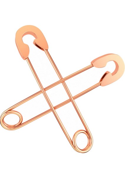 Şık Küpe Punk Emniyet Pin Küpe Kulak Piercing Takı Gül Altın (Yurt Dışından) fırsatları