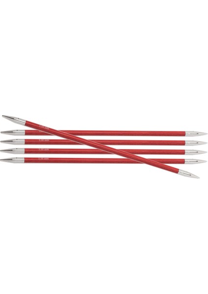 Royale 5 mm 20 cm Kiraz Kırmızı Ahşap Çorap Şişi - 29039