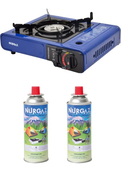 Ng 501 Tekli Portatif Ocak + 2 Adet Kartuş