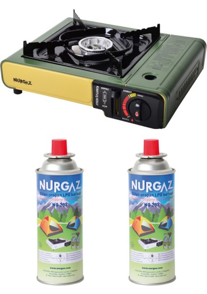 Ng 501 Tekli Portatif Ocak + 2 Adet Kartuş