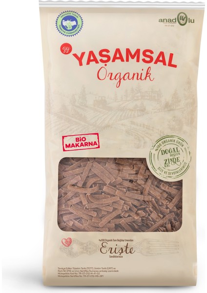 Tam Buğday Erişte 500 gr