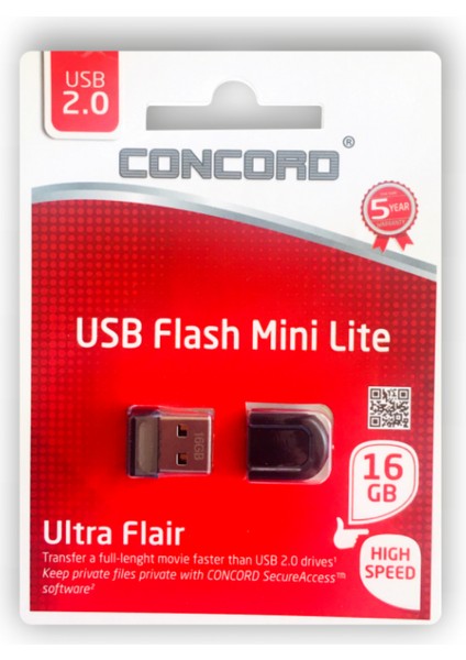 16 GB Mini Lite USB Flash Bellek Concord