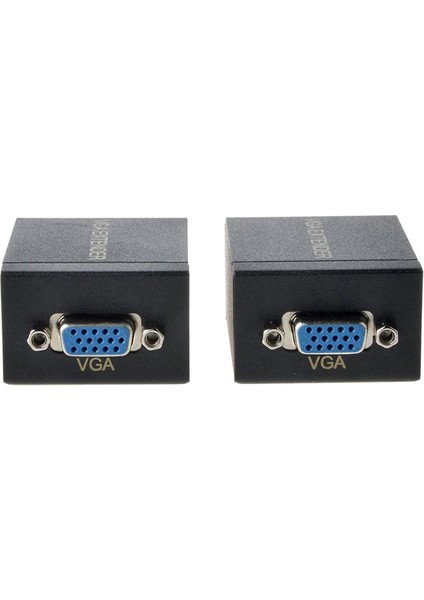 4896 RJ45 VGA Ek Uzatici CAT5E 6 Kablos Extender 60 Metre
