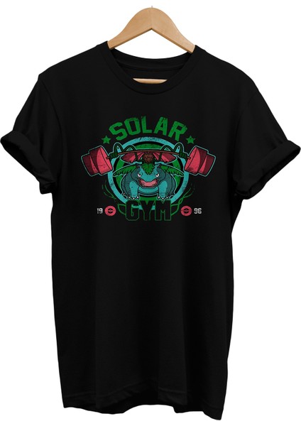 Pokemon Venusaur Baskılı %100 Pamuk Oversize T-Shirt Büyük Beden Tişört