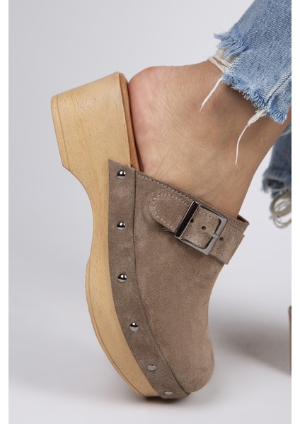 Martina Deri Kadın Vizon Takunya Terlik