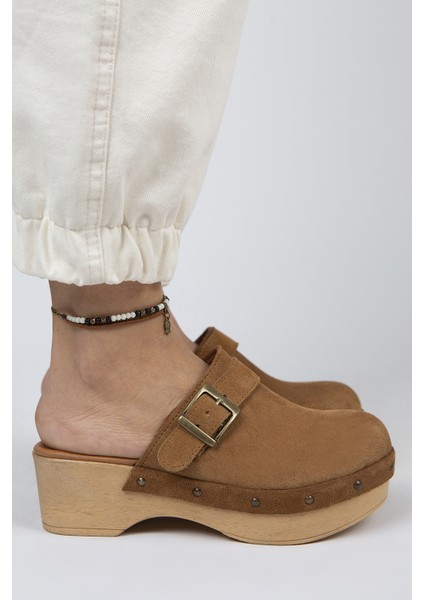 Martina Deri Kadın Taba Takunya Terlik