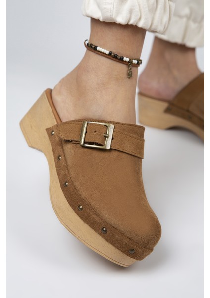 Martina Deri Kadın Taba Takunya Terlik modelleri