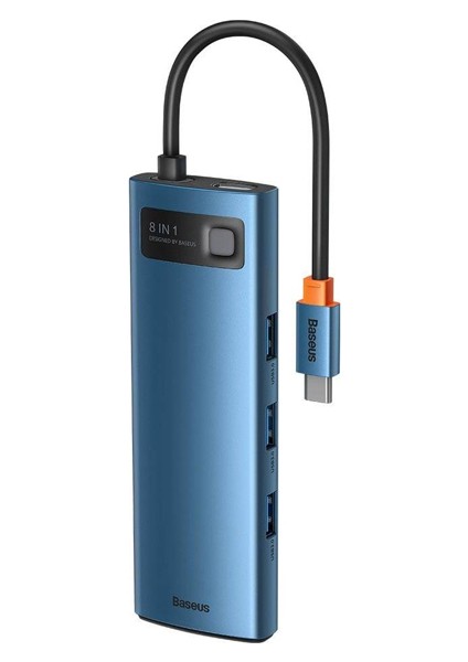 Metal Gleam Series 8in1 Type-C Hub Adaptör Çoklayıcı