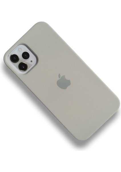 iPhone 12 ve 12 Pro Uyumlu Lansman Içi Kadife Silikon Kılıf