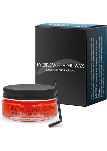 Newessentials Suya Dayanıklı Şeffaf Kaş Şekillendirici Wax 20 ml – Uzun Süre Kalıcı, Özel Fırçalı Profesyonel Kullanım fiyatları