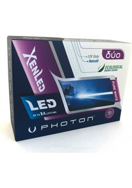 H11 Photon Duo LED Xenon 6000 Lumen