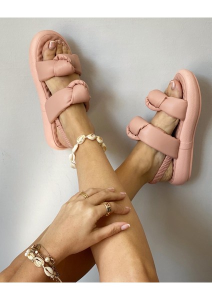 Vera Masaj Çift Taban Lastikli Kadın Sandalet fırsatları