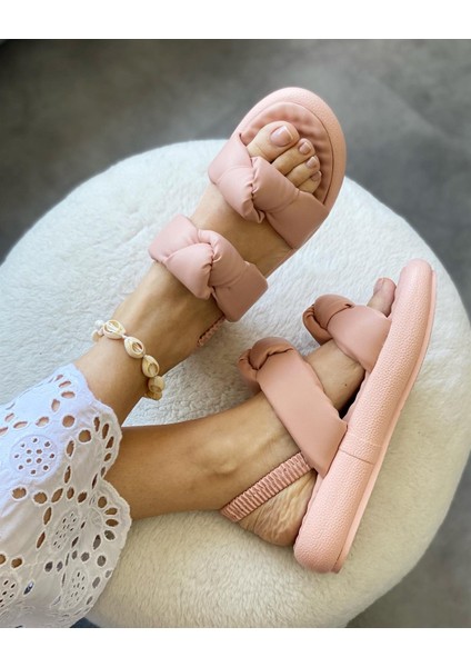 Vera Masaj Çift Taban Lastikli Kadın Sandalet indirimleri