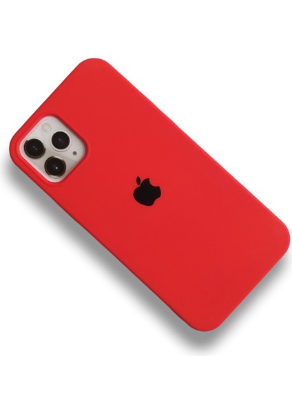 iPhone 12 ve 12 Pro Uyumlu Lansman Içi Kadife Silikon Kılıf