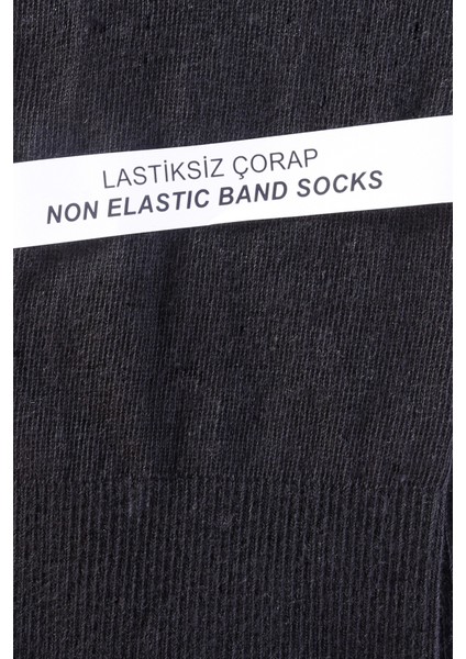 Erkek Siyah Diyabet Lastiksiz Uzun Çorap modelleri