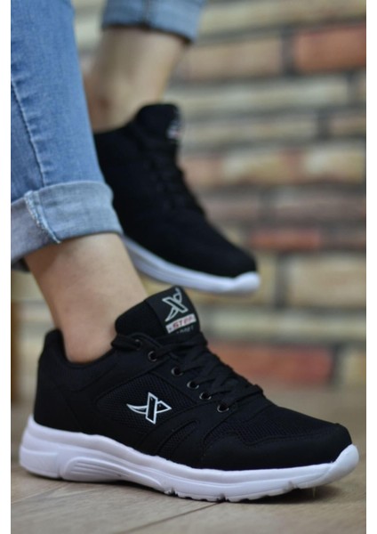Siyah - Beyaz Unisex Ultra Soft Spor Ayakkabi Sneaker modelleri