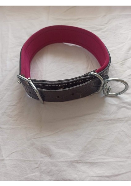 Büyük Irk Deri Iç Kısmı Silikonlu Köpek Tasmasi Boy 72 cm En 4 cm fırsatları