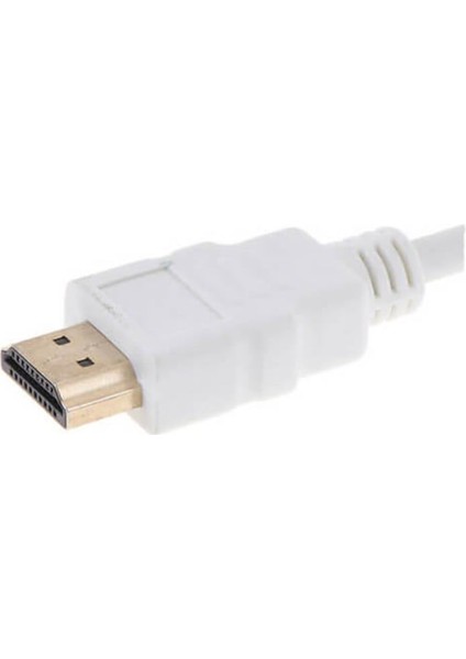 HDMI To VGA Kablo Çevirici Dönüştürücü Görüntü Altın Uçlu-Full Hd indirimleri