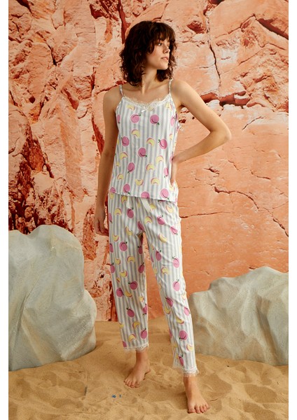 Ip Askılı Pegasus Kadın Pijama Takımı- Genç Anne Serisi- Çeyizlik Pijama