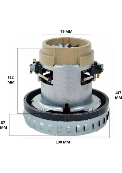 Arçelik S 7500 7610 Robotto Al 603KV Elektrikli Süpürge Motoru 1200 W