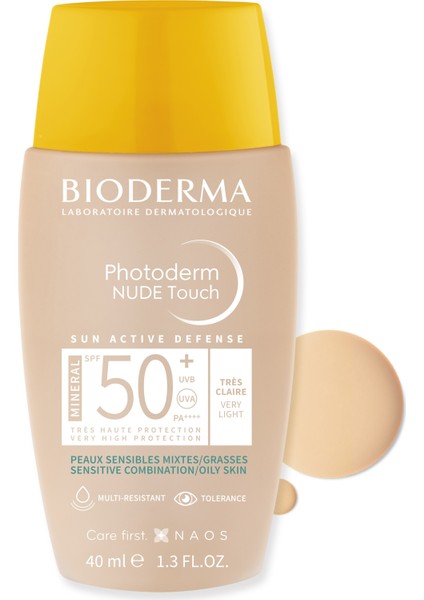 Photoderm Nude 40 ml SPF 50+ Krem Tüm Cilt Tipleri İçin Yaz İçin İdeal Koruma modelleri