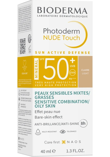 Photoderm Nude SPF 50+ Light 40 ml