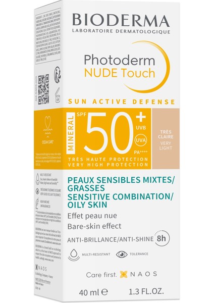 Photoderm Nude SPF 50+ Light 40 ml