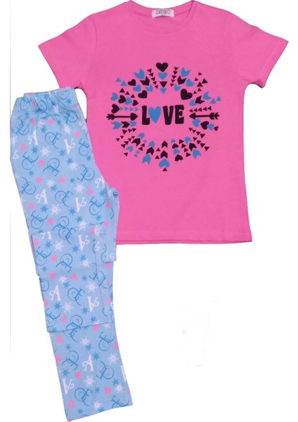 , 4 Yaş, Açık Pembe Çocuk Pijama