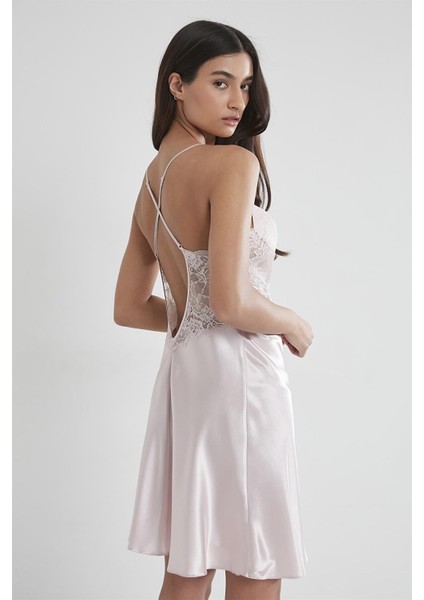 608 Saten Gecelik modelleri