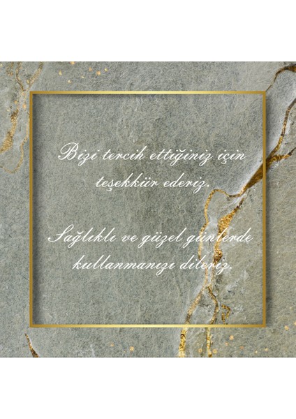 Teşekkür Kartı 5,5 x 5,5 cm 100'lü