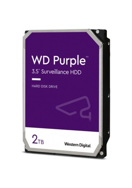 Purple WD22PURZ 3.5" 2TB 256MB 5400 Rpm 7/24 Güvenlik HDD