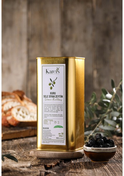 Doğal Siyah Sele Zeytin 1 Kg